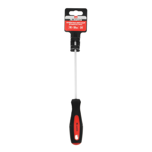 Отвертка Anti-Slip, PH1 х 150 мм, CrV, двухкомпонентная рукоятка Matrix по ценам производителя в Краснодаре с доставкой по всей России