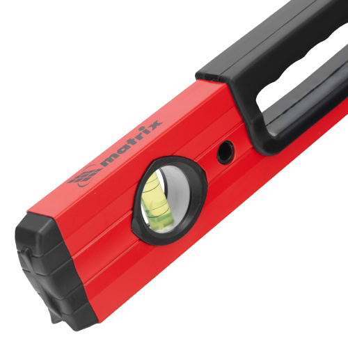 Уровень алюминиевый, 600 мм, фрезерованный, 3 глазка, две эргономичные ручки Matrix по ценам производителя в Краснодаре с доставкой по всей России