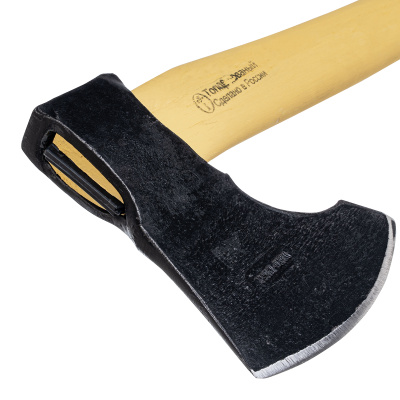 Топор кованый, в сборе, 1200/1550г, деревянное топорище, 500 мм, таежный "Тигр"// Россия по ценам производителя в Краснодаре с доставкой по всей России