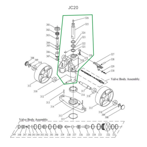 Ось крепления ручки для гидравлических тележек DF25 по ценам производителя в Краснодаре с доставкой по всей России