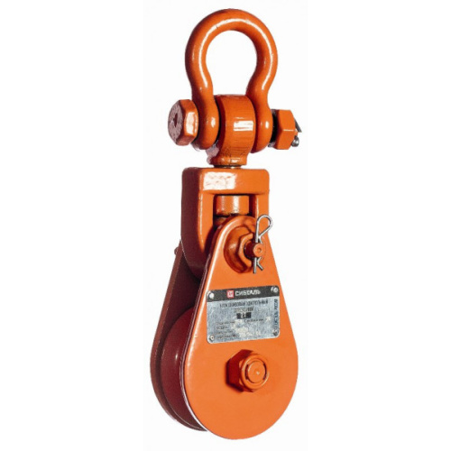 Блок шкивовый однорольный с проушиной 5 т, D каната 20 - 22 мм LS, СибТаль по ценам производителя в Краснодаре с доставкой по всей России