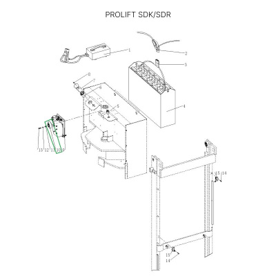 Звуковой сигнал для штабелеров SDR 1533/1536/1545S/1645/1656/2036/2045, SDK по ценам производителя в Краснодаре с доставкой по всей России