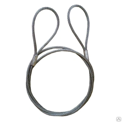 Буксир канатный TOR БТК 4,0 т 10,0 м опрессовка канат 9,6 мм (петля-петля)