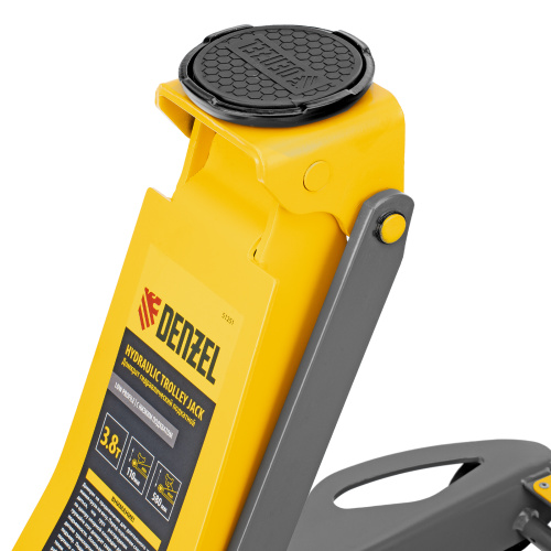 Домкрат гидравлический подкатной, 3,8 т, 110-580 мм, быстрый подъем, низкий подхват, проф. Denzel по ценам производителя в Краснодаре с доставкой по всей России
