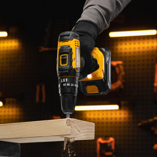 Дрель-шуруповерт аккумуляторная ударная CID-18-02BM, Li-Ion, 18 В, 2 акк. Denzel по ценам производителя в Краснодаре с доставкой по всей России