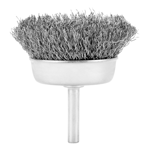 Щетка для дрели, 65 мм, "чашка" со шпилькой, витая проволока Сибртех по ценам производителя в Краснодаре с доставкой по всей России