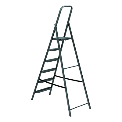 Стремянка 6 ступеней, компактная, стальная Сибртех по ценам производителя в Краснодаре с доставкой по всей России