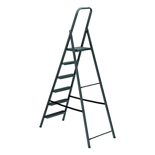 Стремянка 6 ступеней, компактная, стальная Сибртех по ценам производителя в Краснодаре с доставкой по всей России