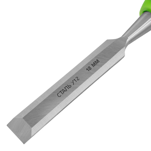 Долото-стамеска, 18 мм, двухкомпонентная рукоятка Сибртех по ценам производителя в Краснодаре с доставкой по всей России