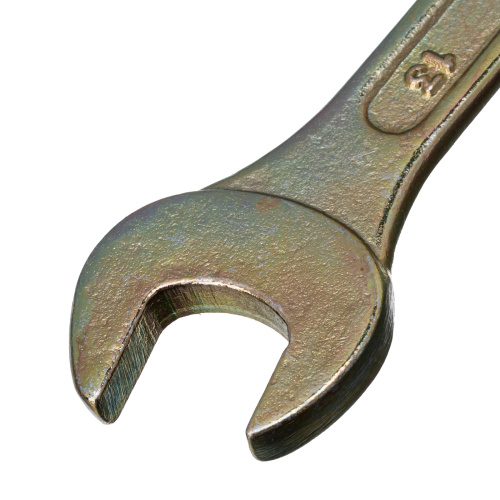 Ключ рожковый, 13 х 14 мм, желтый цинк Сибртех по ценам производителя в Краснодаре с доставкой по всей России