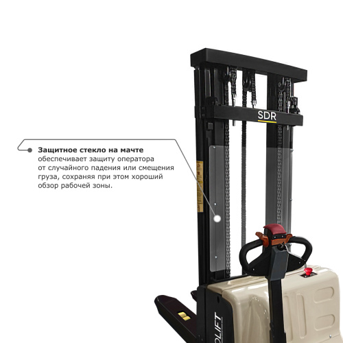 Самоходный электроштабелер PROLIFT M2 SDR 1550S по ценам производителя в Краснодаре с доставкой по всей России