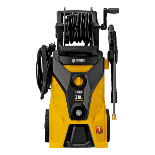 Моечная машина высокого давления R-210iD, 2600 Вт, 210 бар, 8.0 л/мин, асинхронный двигатель, барабан Denzel по ценам производителя в Краснодаре с доставкой по всей России