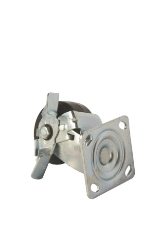 Колесо большегрузное поворотное SCdb 42 100 мм обрезиненное с тормозом (N) по ценам производителя в Краснодаре с доставкой по всей России