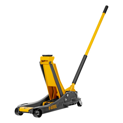 Домкрат гидравлический подкатной, 3,8 т, 110-580 мм, быстрый подъем, низкий подхват, проф. Denzel по ценам производителя в Краснодаре с доставкой по всей России