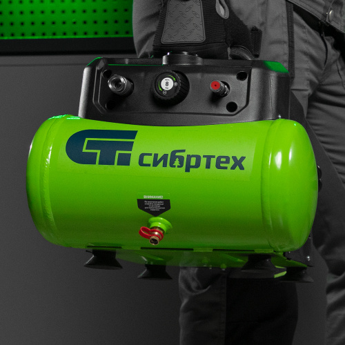 Компрессор воздушный безмаслянный BL 1100/6 1100Вт, ресивер 6 литров, 180 л/мин Сибртех по ценам производителя в Краснодаре с доставкой по всей России