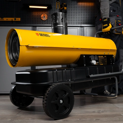 Дизельная тепловая пушка NHG-30i, 30 кВт, 750 м3/ч, непрямой нагрев, цифровой термостат Denzel по ценам производителя в Краснодаре с доставкой по всей России