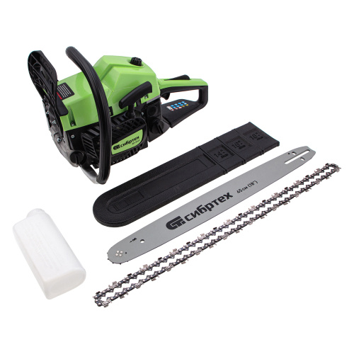 Пила цепная бензиновая БП-5245, 52 см3, шина 45 см, шаг 0.325, паз 1,5 мм, 72 звена Сибртех по ценам производителя в Краснодаре с доставкой по всей России