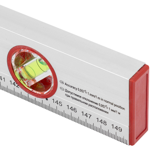 Уровень алюминиевый, 1500 мм, 3 глазка, линейка Sparta по ценам производителя в Краснодаре с доставкой по всей России