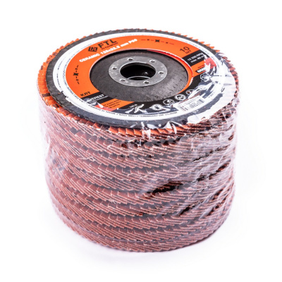 Круг лепестковый с керамическим абразивом для шлифования по нержавеющей стали FTL Everest 29 125 х 22,2 мм P60 купить в Москве с доставкой по всей России | ProtosMarket.ru