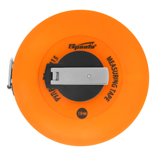 Рулетка геодезическая, 10 м х 12,5 мм, лента ПВХ, закрытый круглый корпус Sparta по ценам производителя в Краснодаре с доставкой по всей России