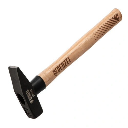 Молоток слесарный, 500 г, кованый квадратный боек, буковая рукоятка Denzel по ценам производителя в Краснодаре с доставкой по всей России