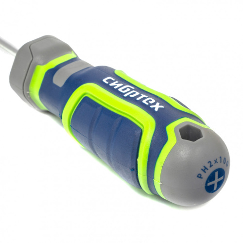 Отвертка PH2 х 100 мм, CrV, четырехкомпонентная рукоятка Сибртех по ценам производителя в Краснодаре с доставкой по всей России