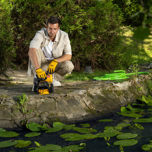 Насосная станция PS500C, 500 Вт, напор 35 м, 2200 л/ч, ресивер 2 л, блок управления Denzel по ценам производителя в Краснодаре с доставкой по всей России