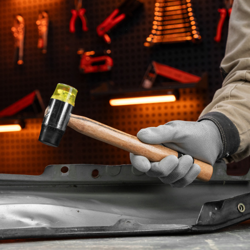 Молоток рихтовочный, бойки 35 мм, комбинированная головка, деревянная ручка Sparta по ценам производителя в Краснодаре с доставкой по всей России