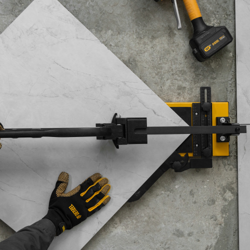 Плиткорез рельсовый 1200х16мм, каретка на подш., стальная станина, усил. рукоятка-пенал Denzel по ценам производителя в Краснодаре с доставкой по всей России