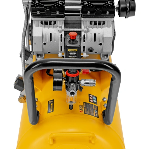 Компрессор безмасляный, малошумный  DLS 2250/100, 2250 Вт, 3x750, 100 л, 410 л/мин блок управления/ Denzel по ценам производителя в Краснодаре с доставкой по всей России