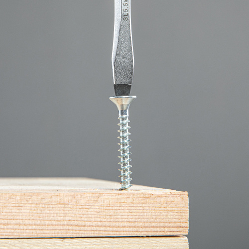 Отвертка SL5.5 x 100 мм, S2, трехкомпонентная рукоятка Gross по ценам производителя в Краснодаре с доставкой по всей России