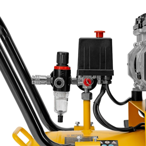 Компрессор безмасляный, малошумный DLS 1800/100,1800 Вт, 3x600, 100 л, 345 л/мин Denzel по ценам производителя в Краснодаре с доставкой по всей России