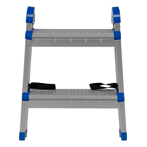 Стремянка двухсторонняя 2 ступени, сталь профиль, стальные ступени, Россия Сибртех по ценам производителя в Краснодаре с доставкой по всей России