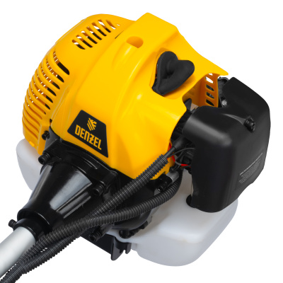 Триммер бензиновый DT-52E, 52 см3, неразъемная штанга, электростартер, состоит из 2 частей Denzel по ценам производителя в Краснодаре с доставкой по всей России