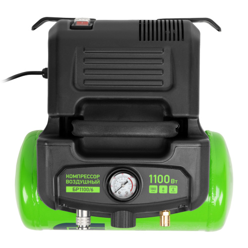 Компрессор воздушный безмаслянный BL 1100/6 1100Вт, ресивер 6 литров, 180 л/мин Сибртех по ценам производителя в Краснодаре с доставкой по всей России