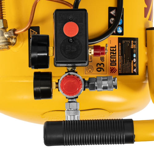 Компрессор воздушный прям. привод DCV1800/50, 1,8 кВт, 50 литров, 320 л/мин Denzel по ценам производителя в Краснодаре с доставкой по всей России