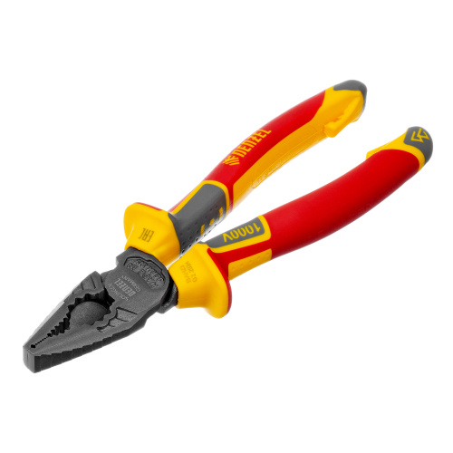 Плоскогубцы комбинированные, диэлектрические трехкомпонентные рукоятки до 1000 В, 180 мм Denzel по ценам производителя в Краснодаре с доставкой по всей России