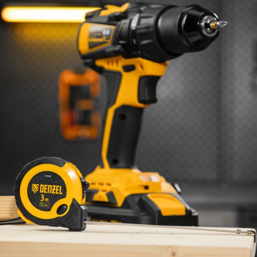 Рулетка 3м х 13мм, двухкомп. корпус, кнопка-пауза Denzel по ценам производителя в Краснодаре с доставкой по всей России