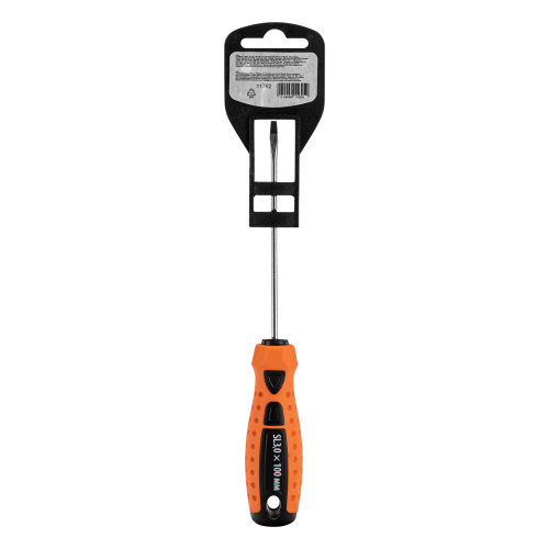 Отвертка "Point", SL3 х 100 мм, CS, двухкомпонентная рукоятка Sparta по ценам производителя в Краснодаре с доставкой по всей России