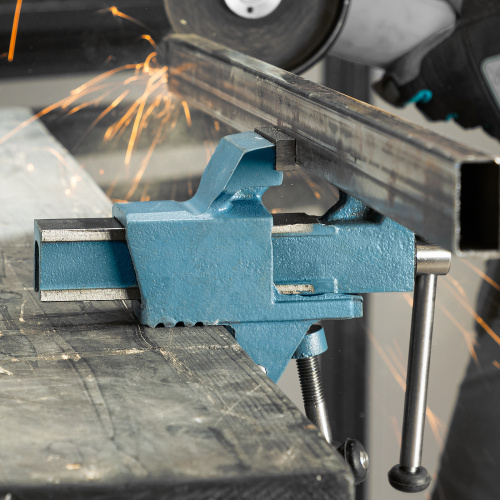 Тиски слесарные, 63 мм, крепление для стола, винтовой зажим (Глазов) по ценам производителя в Краснодаре с доставкой по всей России