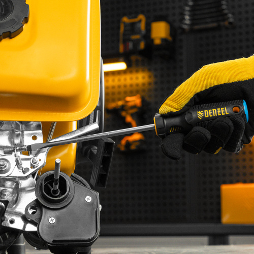 Отвертка, SL6x150 мм, S2, 3к рукоятка Denzel по ценам производителя в Краснодаре с доставкой по всей России