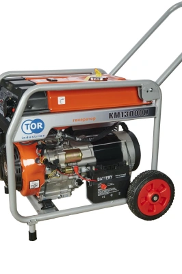 Генератор бензиновый 9,0 кВт 220В 26 л с электростартером и колесами TOR KM13000H по ценам производителя в Краснодаре с доставкой по всей России