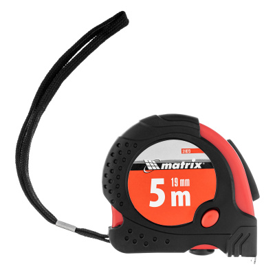 Рулетка Status Magnet fixation,5 м х 19 мм,обрезиненный корпус,зацеп с магнитом Matrix по ценам производителя в Краснодаре с доставкой по всей России