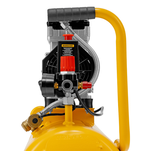 Компрессор DLS950/24 безмаслянный малошумный 950 Вт, 165 л/мин, ресивер 24 л Denzel по ценам производителя в Краснодаре с доставкой по всей России