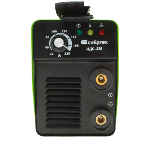 Аппарат инверторный дуговой сварки ИДС-220, 220 А, ПВ 80%, диаметр электрода 1.6-5 мм Сибртех по ценам производителя в Краснодаре с доставкой по всей России