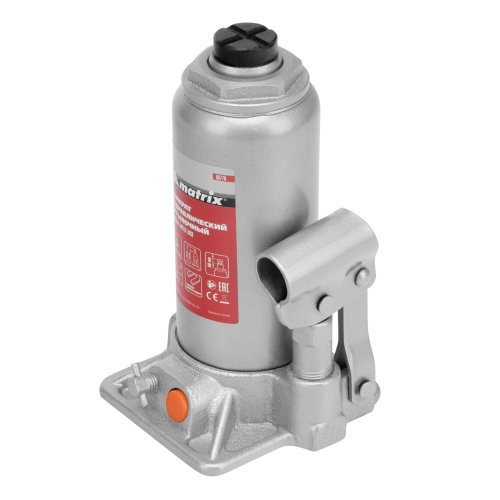 Домкрат гидравлический бутылочный, 5 т, h подъема 197-382 мм, в пластиковом кейсе Matrix по ценам производителя в Краснодаре с доставкой по всей России