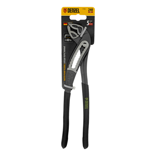 Клещи переставные, обливные рукоятки, 240 мм Denzel по ценам производителя в Краснодаре с доставкой по всей России