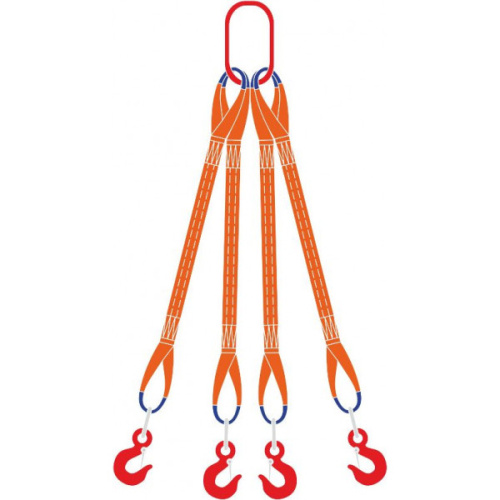 Строп текстильный 4СТ, 3т - 5м по ценам производителя в Краснодаре с доставкой по всей России