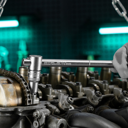 Набор торцевых головок с трещоткой 1/2", 24 предмета Stels по ценам производителя в Краснодаре с доставкой по всей России