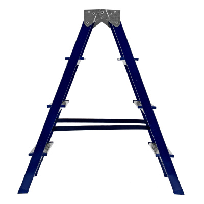 Стремянка двусторонняя 4 ступени, стальная, Сибртех по ценам производителя в Краснодаре с доставкой по всей России